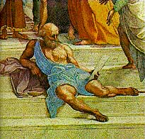 Diogène sur les marches